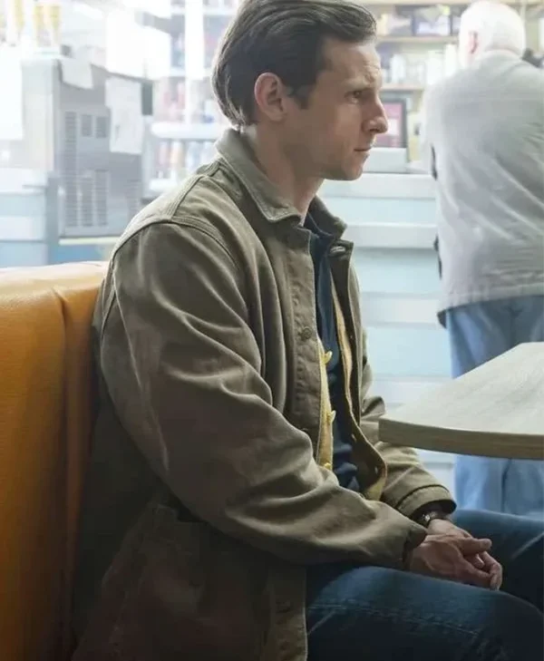 Jamie Bell Half Man Green Jacket