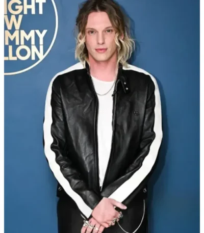 Jamie Campbell The Tonight Show Leather Jacket