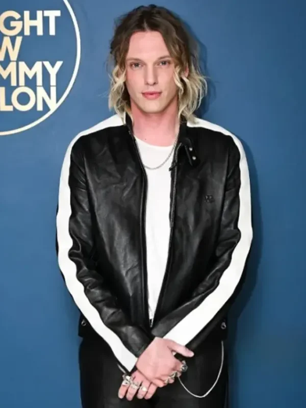 Jamie Campbell The Tonight Show Leather Jacket