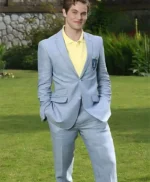 Jedidiah Goodacre Descendants Prom Notch Collar Blue Suit