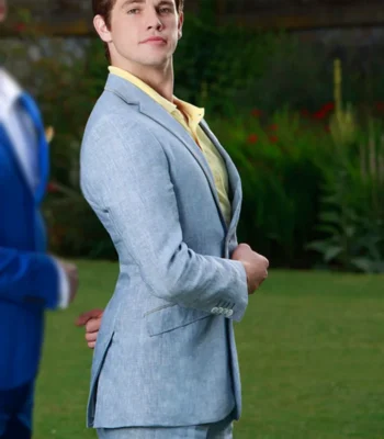 Jedidiah Goodacre Descendants Prom Notch Collar Blue Suit