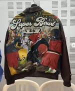 OBJ Super Bowl LX leather jacket