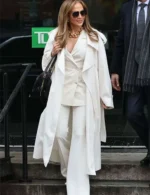 Jennifer Lopez Office Romance White Trench Coat