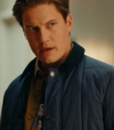 Jesse Mills Hudson And Rex S07 Blue Quilted Jacket