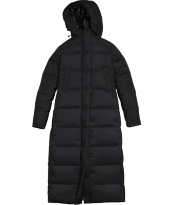 Jessie Buckley The Bride Black Puffer Coat