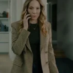 Joanne Froggatt MobLand Plaid Blazer