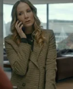 Joanne Froggatt MobLand Plaid Blazer