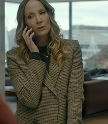 Joanne Froggatt MobLand Plaid Blazer