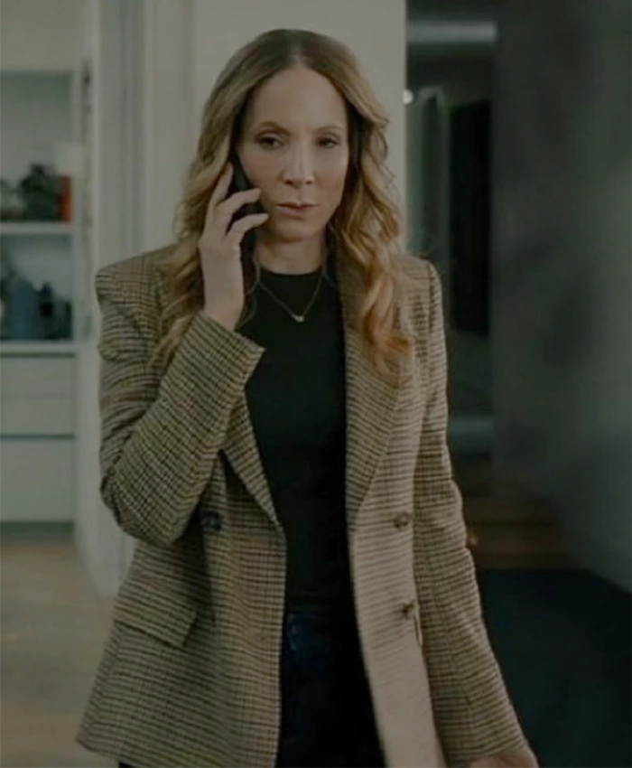 Joanne Froggatt MobLand Plaid Blazer Joanne Froggatt MobLand Plaid Blazer