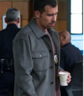 Joe Velasco Law and Order SVU Grey Shacket