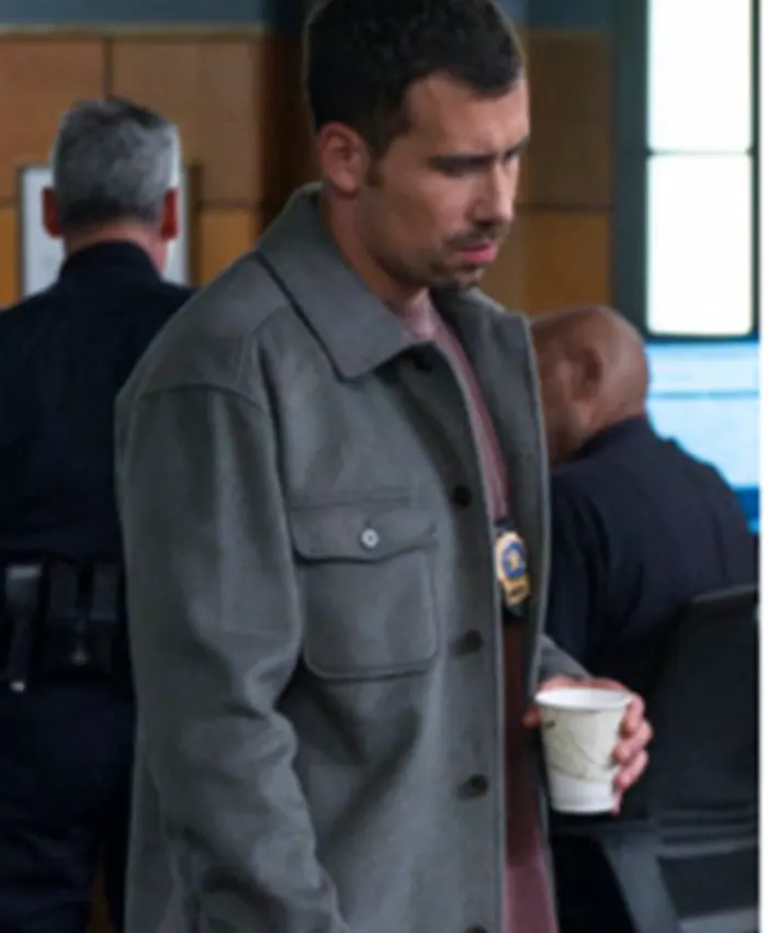 Joe Velasco Law and Order SVU Grey Shacket Joe Velasco Law and Order SVU Grey Shacket