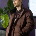 Joe Velasco Law and Order SVU S26 Brown Puffer Jacket
