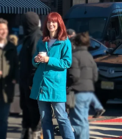 Karen Page Daredevil Born Again S01 Blue Jacket