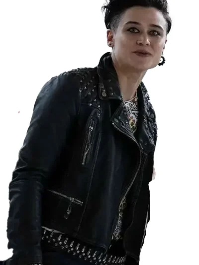 Katy O’Brian The Running Man Leather Jacket