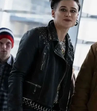 Katy O’Brian The Running Man Leather Jacket