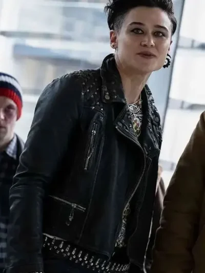 Katy O’Brian The Running Man Leather Jacket
