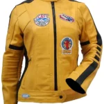 Kill Bill (Movie 2003) The Bride Yellow Motorcycle Jacket