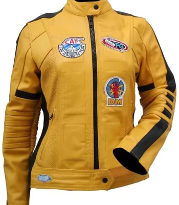 Kill Bill (Movie 2003) The Bride Yellow Motorcycle Jacket