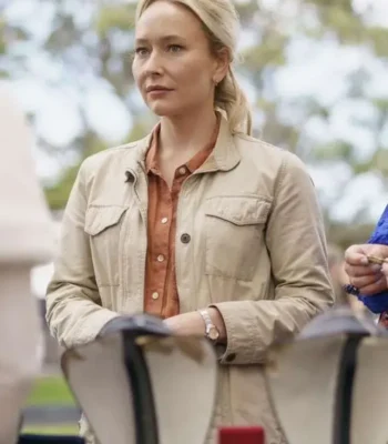 Kristin Sims The Brokenwood Mysteries Beige Jacket
