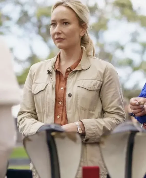 Kristin Sims The Brokenwood Mysteries Beige Jacket