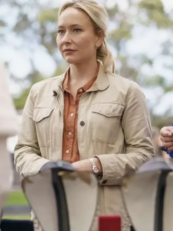 Kristin Sims The Brokenwood Mysteries Beige Jacket