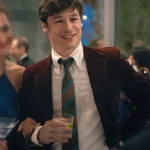 Kyle Allen The Life List Brown Velvet Blazer
