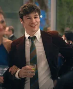 Kyle Allen The Life List Brown Velvet Blazer
