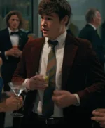 Kyle Allen The Life List Brown Velvet Blazer