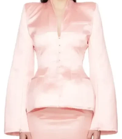 Dunkin Donuts Kylie Jenner Pink Blazer
