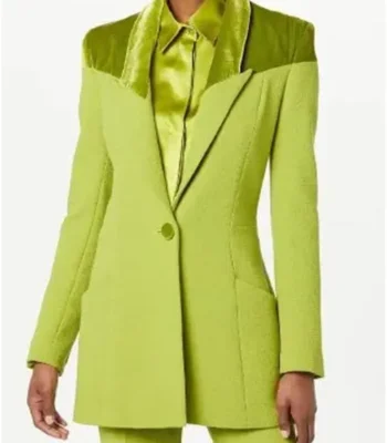 Margo’s Got Money Troubles Lace Green Blazer