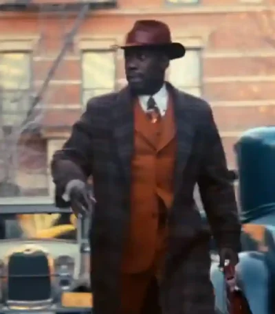 Robbie Robertson Spider Noir S01 Wool Plaid Coat