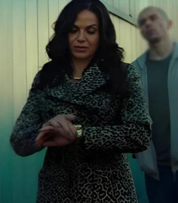 Lana Parrilla The Rainmaker S01 Leopard Coat