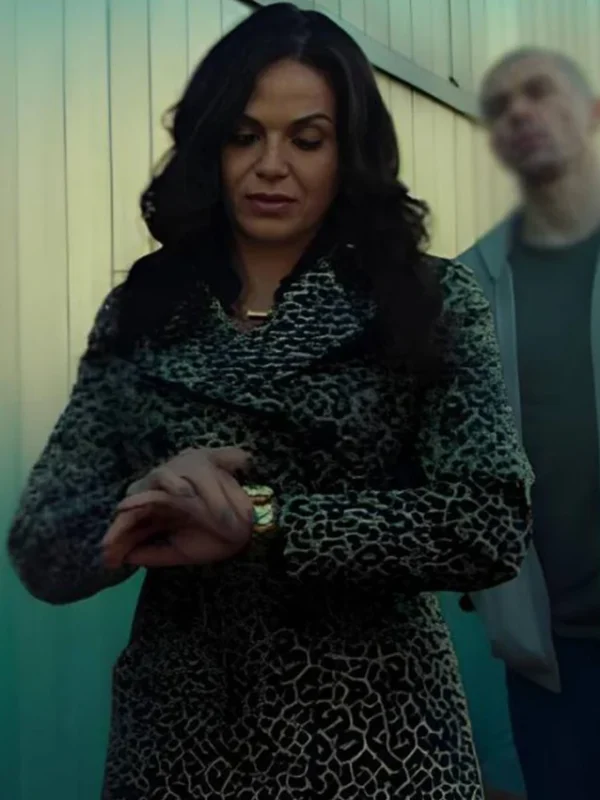 Lana Parrilla The Rainmaker S01 Leopard Coat