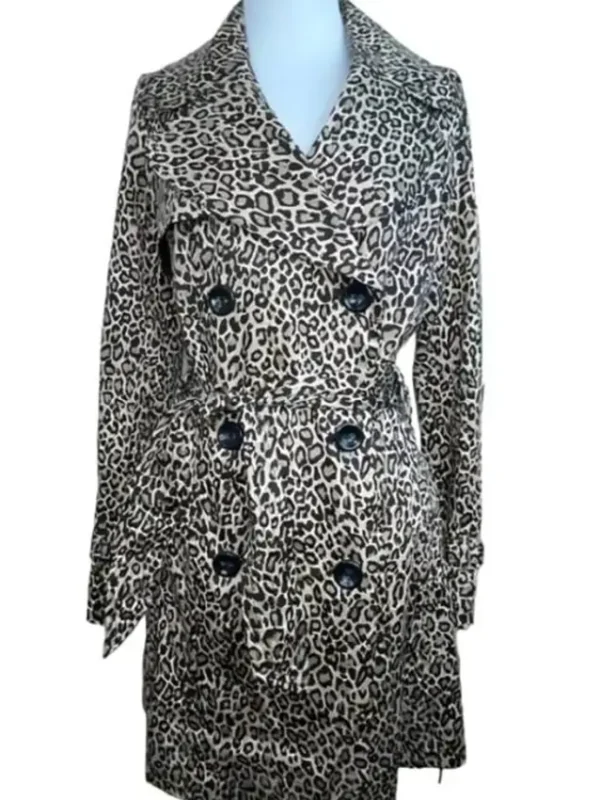 Lana Parrilla The Rainmaker S01 Leopard Coat