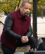 Law and Order SVU Fin Maroon and Black Jacket