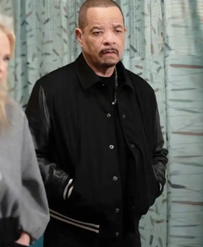 Law and Order SVU Odafin Tutuola Black Varsity Jacket Law and Order SVU Odafin Tutuola Black Varsity Jacket