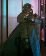 Lee Pace The Running Man Leather Coat