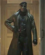 Lee Pace The Running Man Leather Coat