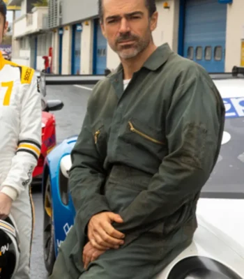 Luca Argentero Motorvalley Grey Jumpsuit