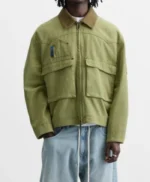 Lucas Jasper Electric Bloom S01 Green Cotton Jacket