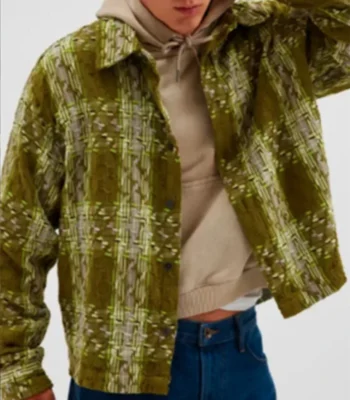 Lucas Jasper Electric Bloom S01 Olive Shirt Jacket