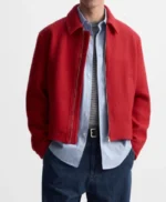 Lucas Jasper Electric Bloom S01 Red Wool Jacket