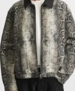 Lucas Jasper Electric Bloom S01 Snake Print Jacket