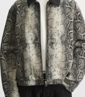Lucas Jasper Electric Bloom S01 Snake Print Jacket