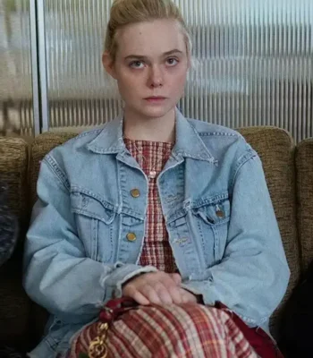 Margo’s Got Money Troubles Elle Fanning Denim Jacket