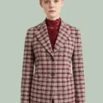 Margo’s Got Money Troubles Elle Fanning Plaid Blazer