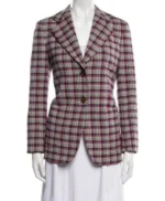 Margo’s Got Money Troubles Elle Fanning Plaid Blazer