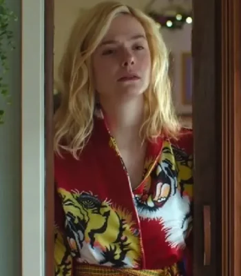 Margo’s Got Money Troubles Elle Fanning Tiger Robe