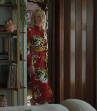 Margo’s Got Money Troubles Elle Fanning Tiger Robe