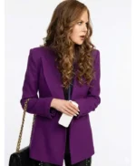 Margo’s Got Money Troubles Lace Purple Blazer